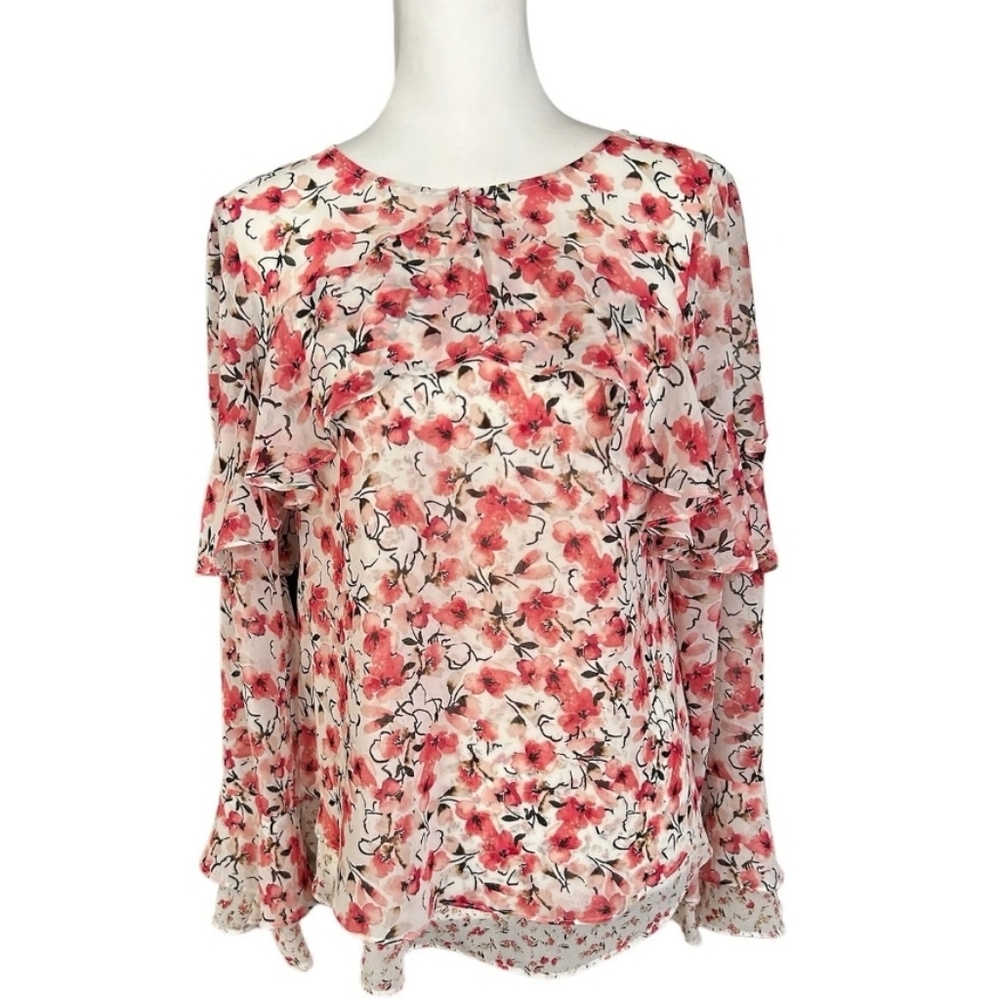 White House Black Market long sleeved blouse